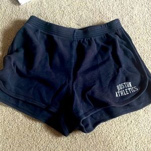 brandy melville: boston athletic navy blue shorts